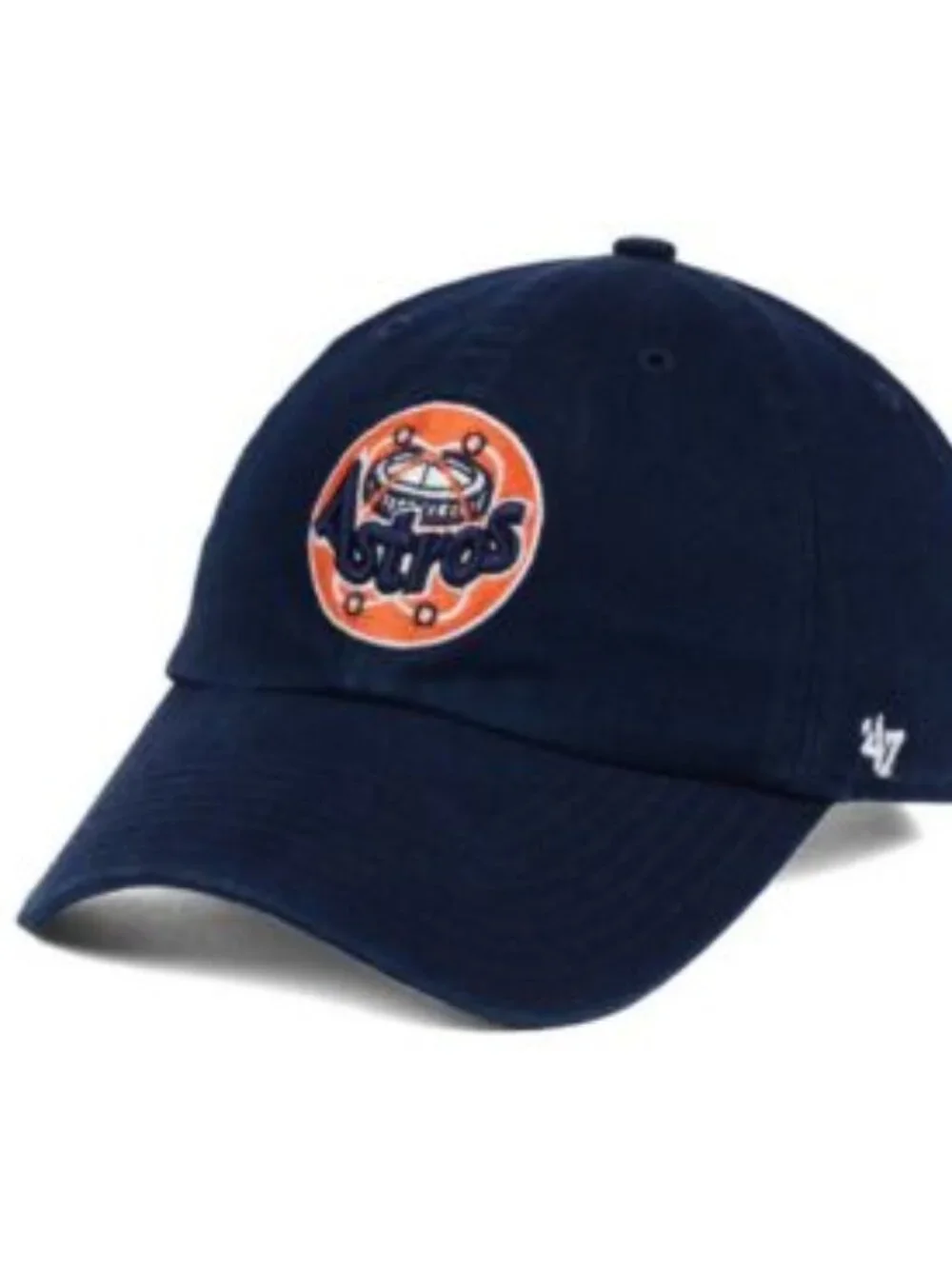 Men's '47 Navy Houston Astros Cooperstown Collection Clean up Adjustable Hat